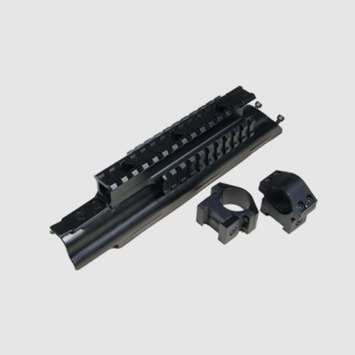 UTG MNT-T970TR Staubdeckel-Tri-Rail für AK und MAK90 – 25,4-mm-Ringe