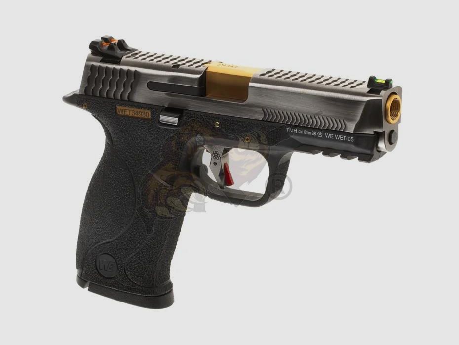 WET-05 SV Gold Barrel Metall Version GBB in Black