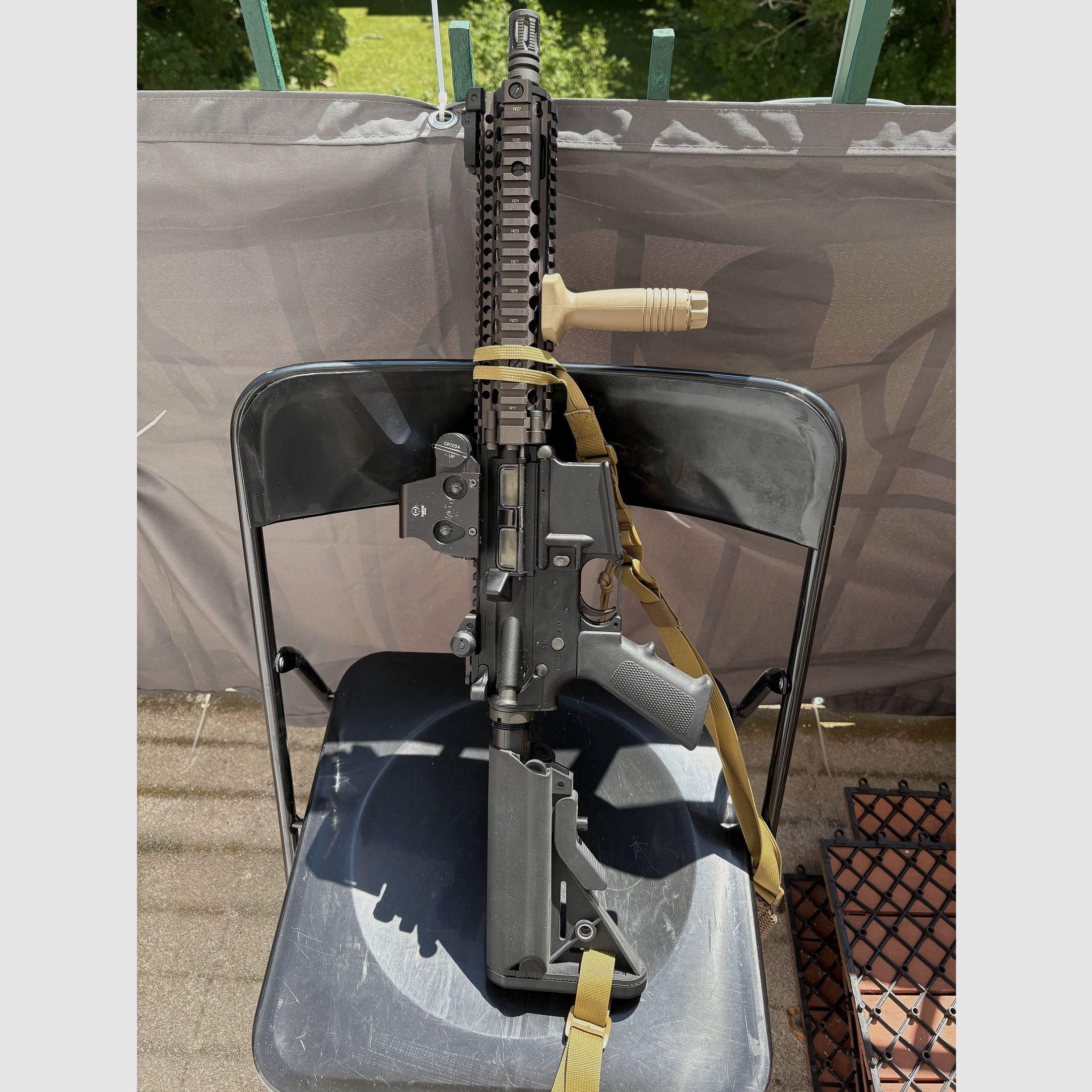 GHK x Colt/Daniel Defense M4 MK. 18 Mod. 1 GBBR inkl. 5  M4 Gas Magazin (Gen.2)