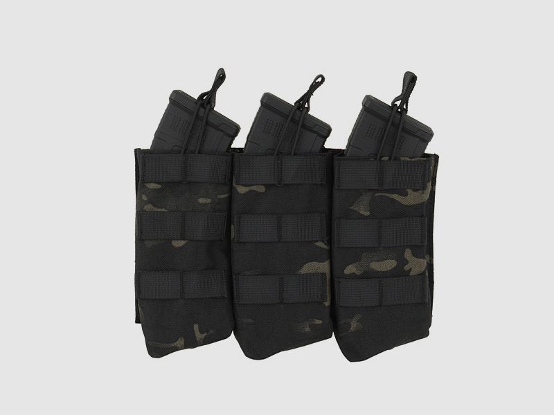 Open Top Triple 7.62x39 AK Mag Pouch - MB [8FIELDS]