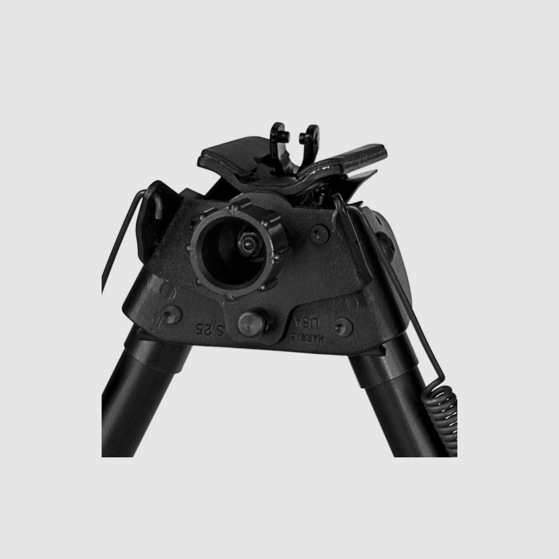 Bipode HARRIS 12–25" con articulación giratoria, ajustable sin escalas