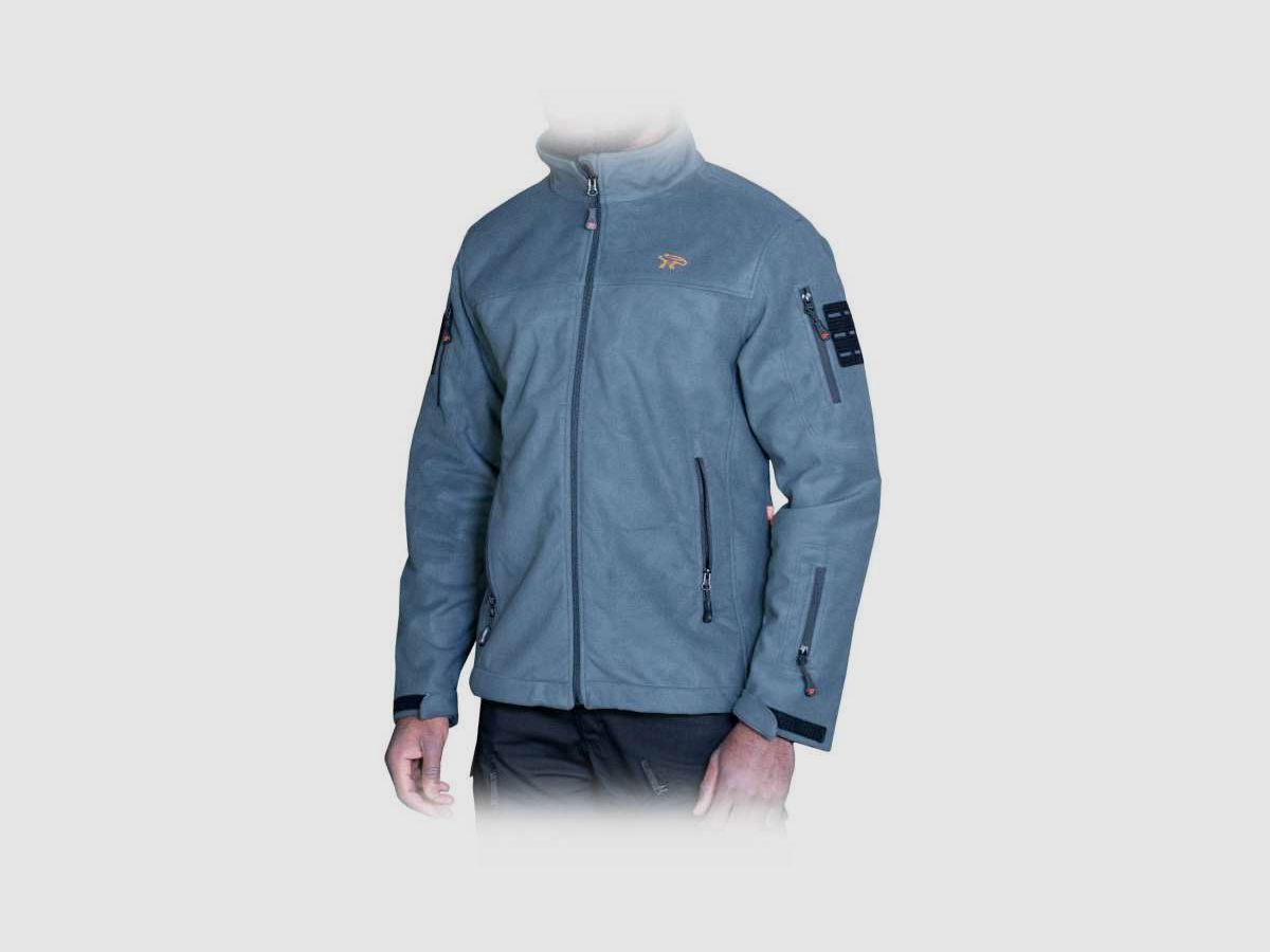 FLEECE-JACKE ATLANTIA GRAU -XL, Bild 4 von 5