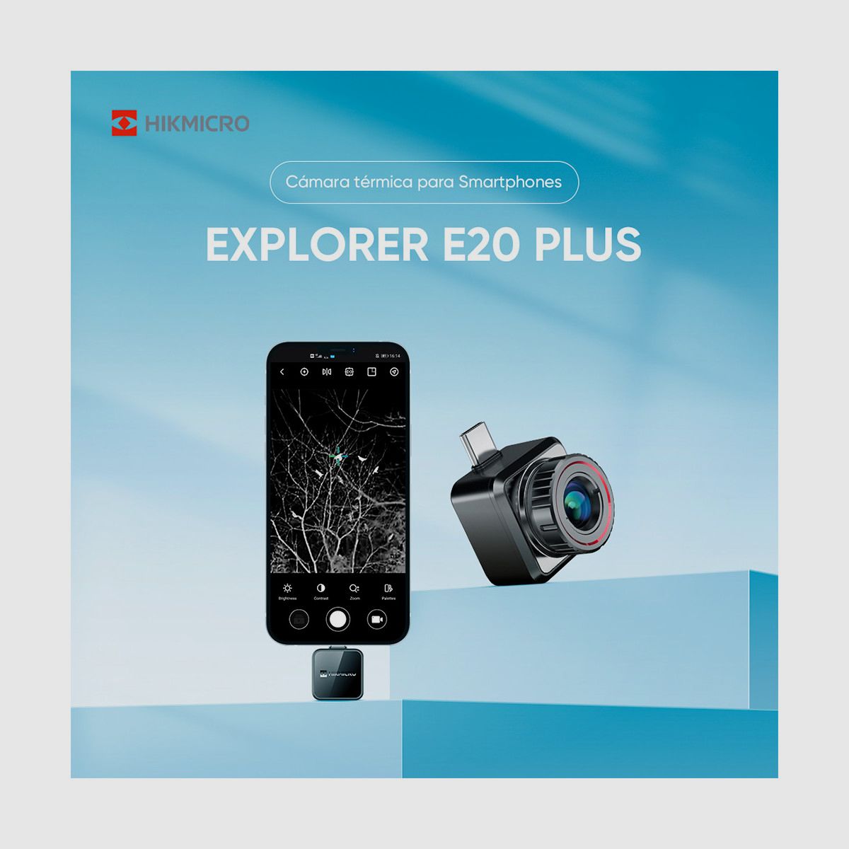 Wärmebildkamera für Smartphones Explorer E20 Plus HIKMICRO Android, Bild 7 von 9