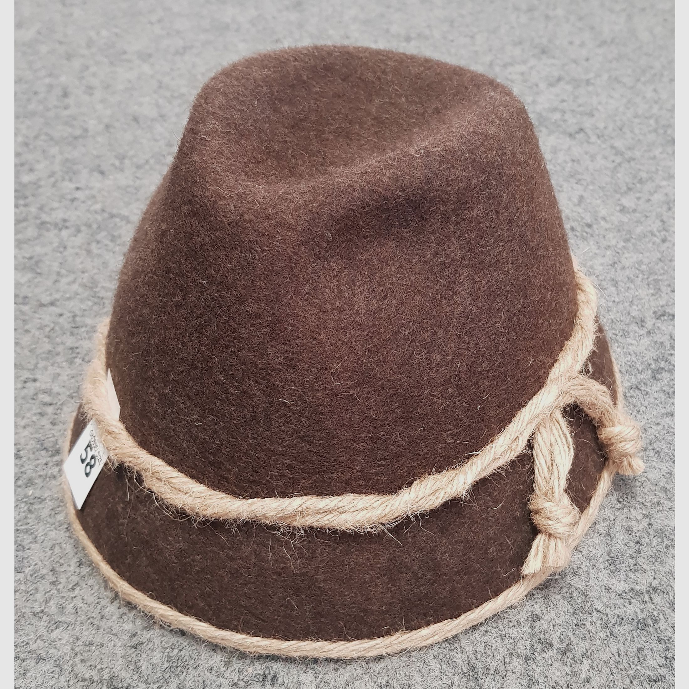 HUT AUS LODEN BRAUN