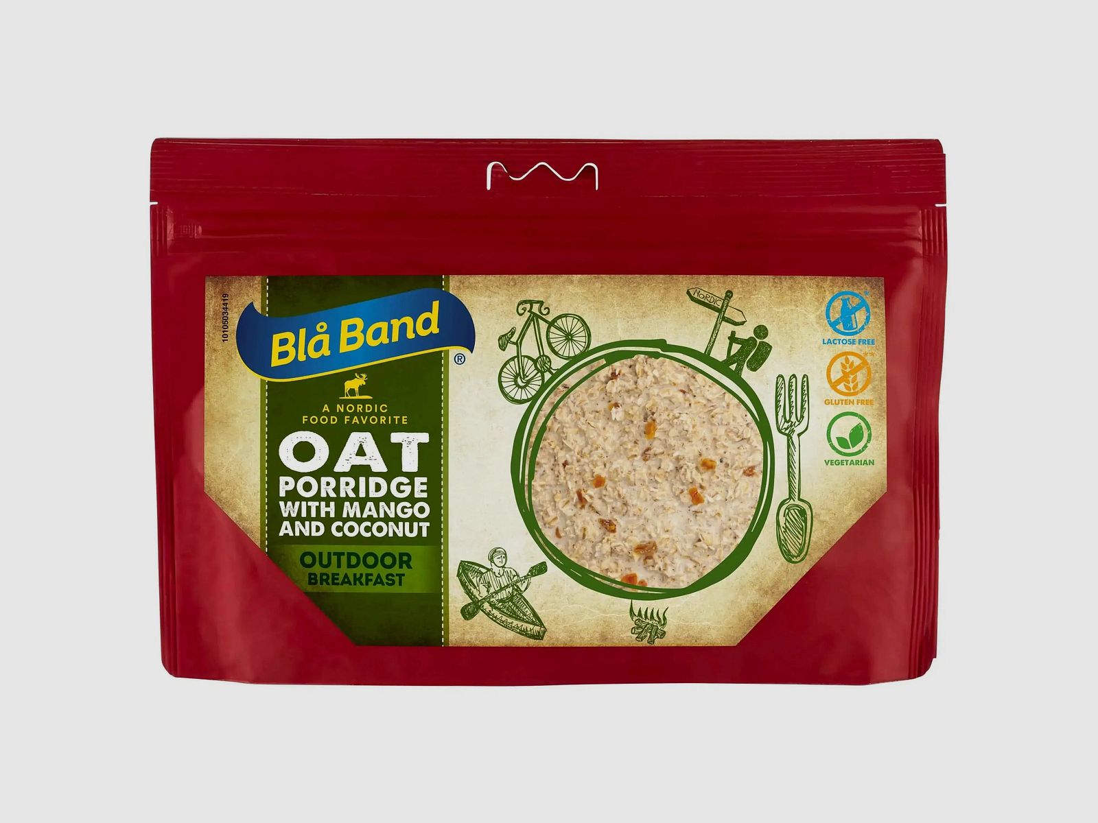 Bla Band oatmeal with coconut and mango