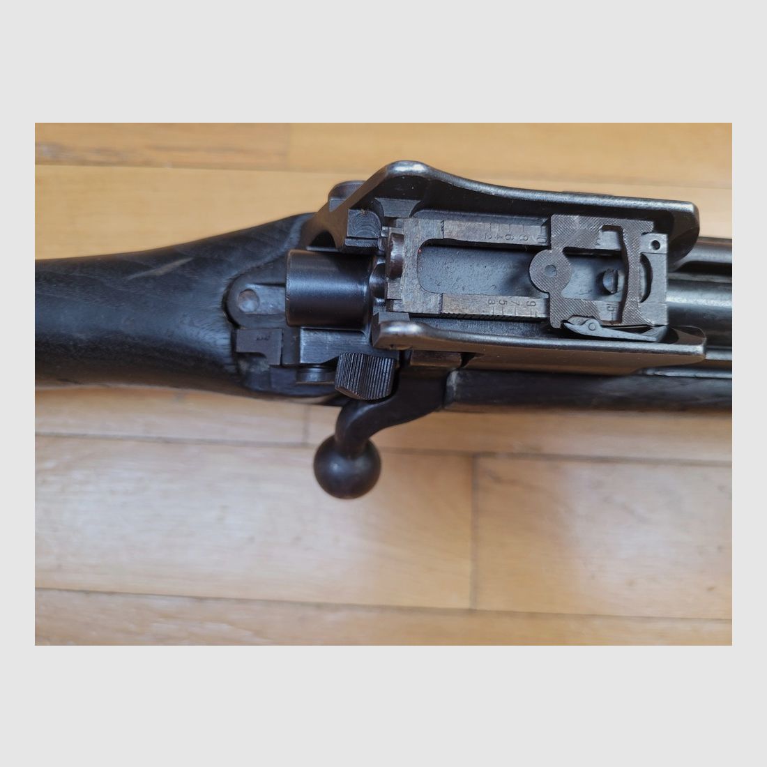 Schöner Gewehr Modell US17 für 14-18 – Herstellung Remington von 1918 – ursprüngliches Kaliber 30-06 Springfield – Ohne Modifikationen nach 1914 – Ausgezeichneter Lauf – Top-Waffe in TBE!, Bild 11 von 30