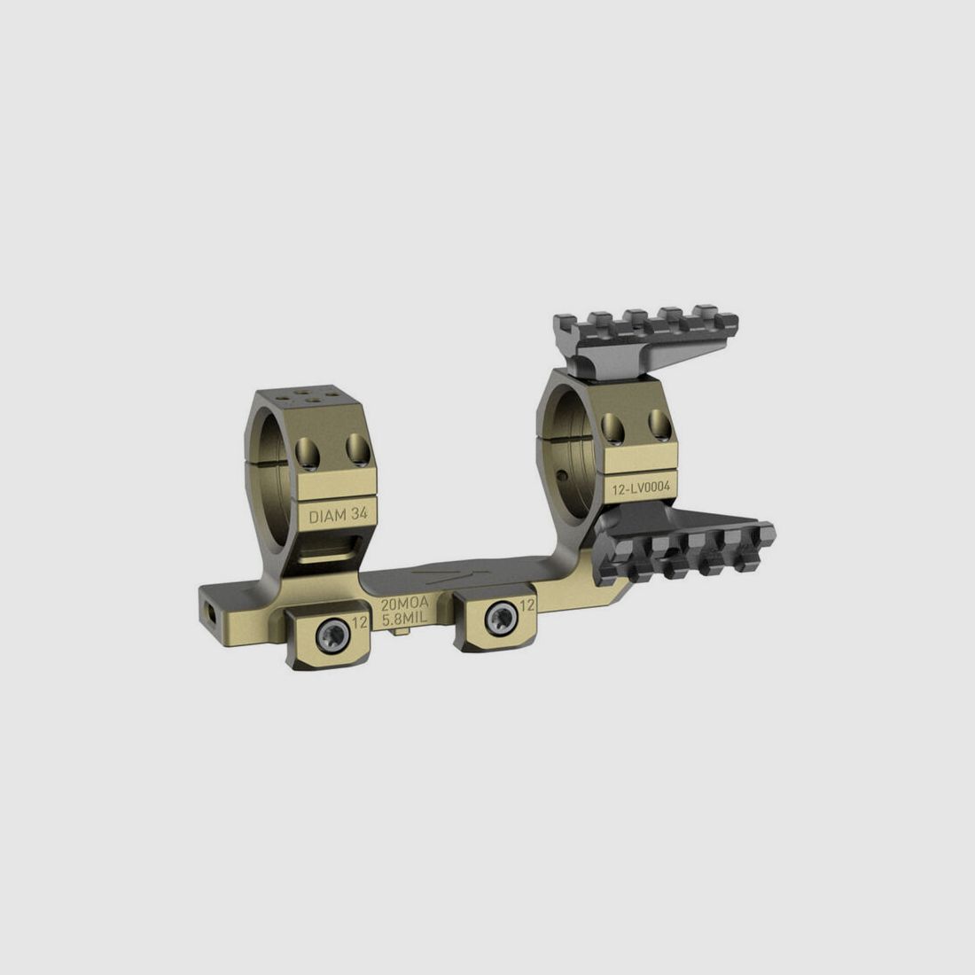 Audere Levitas Montage 20 MOA Bronze 34mm