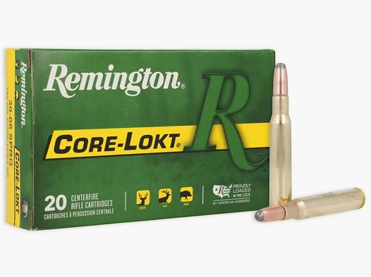 Remington Core-Lokt .30-06 Sprg. 180GR SP 20 cartridges