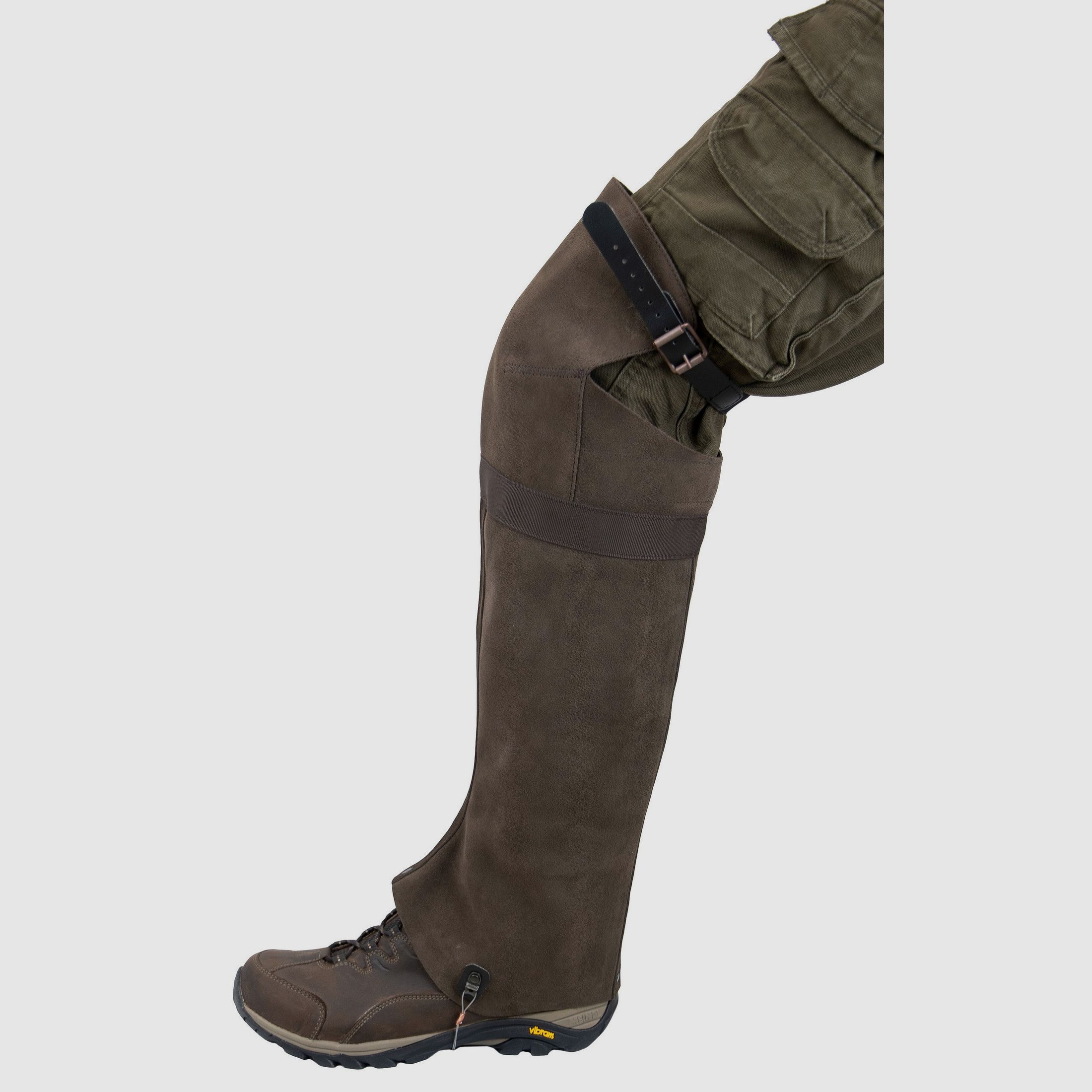 Meindl Overknee-Ledergamaschen