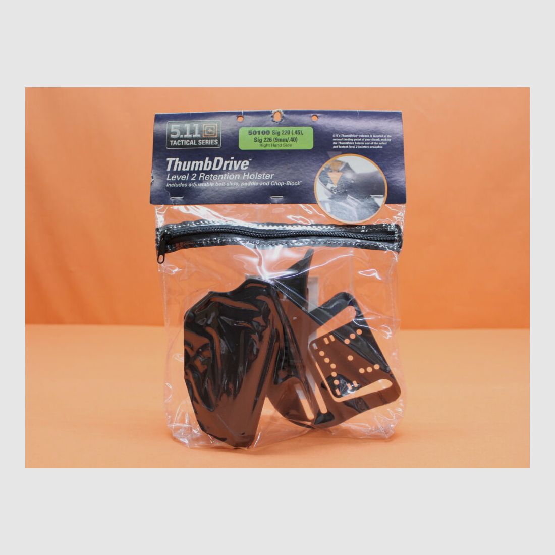 5.11 5.11 ThumbDrive Holster (50100) 019 Black SIG Sauer P220/P226 right hand black