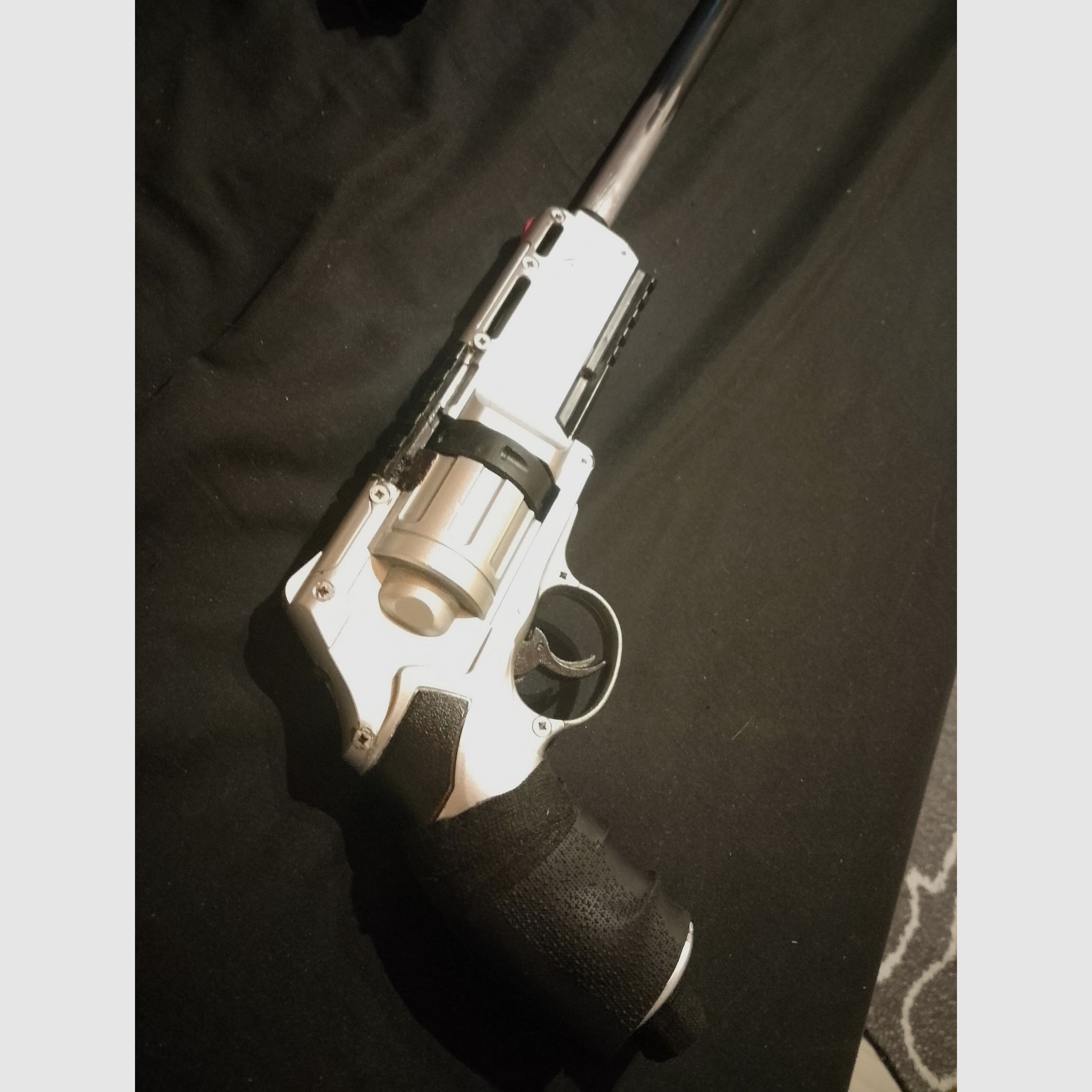 Sonderanfertigung T4e HDR50 RAM Paintball Markierer Cal .50 Long Run Rifle langer Lauf Big Power kit full Open Bastler defekt Projekt Steel Balls stahl Kugeln 
