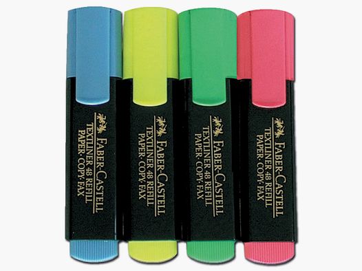 Faber-Castell Textmarker 4-er Pack