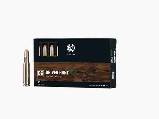 RWS .308Win Driven Hunt 10,7g bleifreie Büchsenmunition