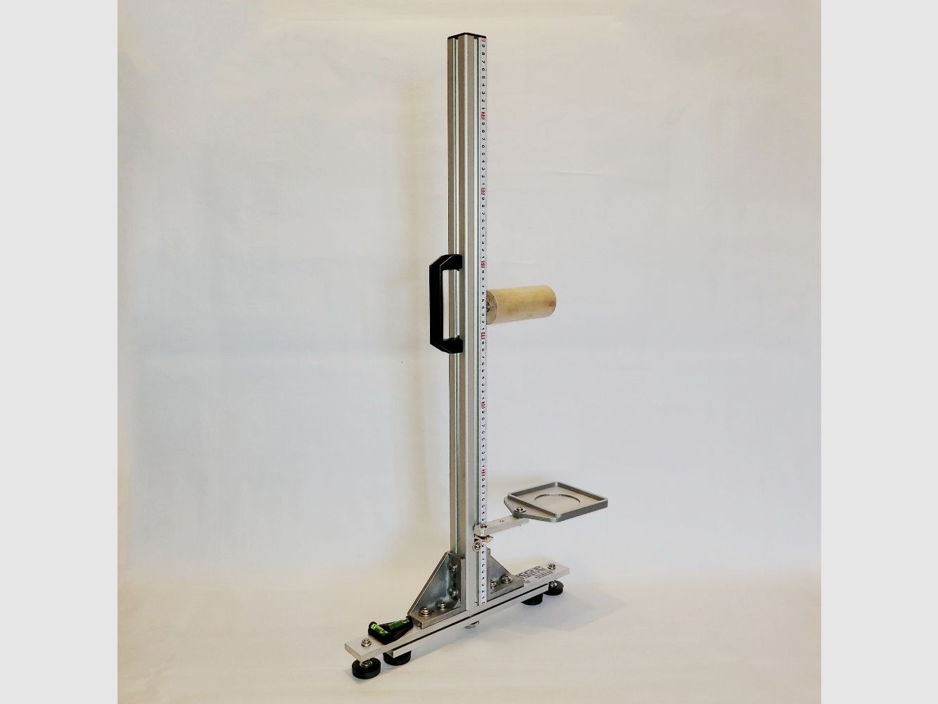 KGF Auflagestativ - Auflageständer Alu X-800-Ultimate klappbar mit Buchenholz-Auflage, Waage, Griff, Maßband + Munitionshalter