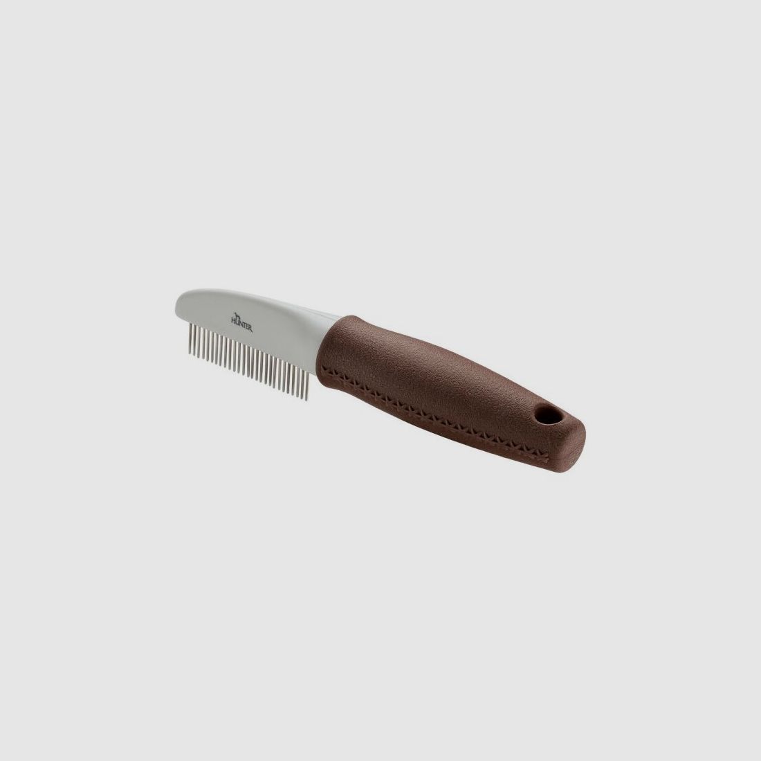 Hunter Pflegekamm Spa mit rotierenden Zinken, M= 19 x 4 cm