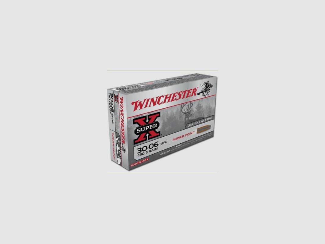 Winchester Patrone für Büchse Kal. 30-06 SPRG Geschoss Extreme Point, Bild 2 von 2