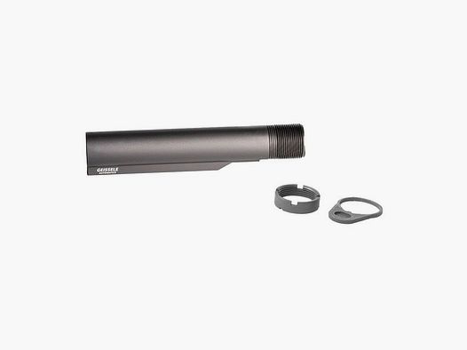 GEISSELE AUTOMATICS TUBES MIL-SPEC GEISSELE AUTOMATICS AR-15 PREMIUM BUFFER TUBE GRAY