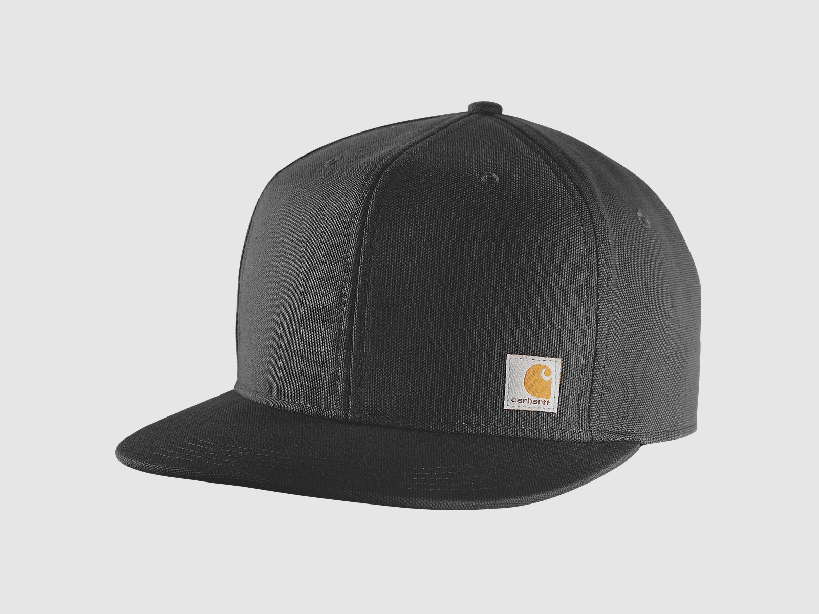 Czapka Carhartt Firm Duck Flat Brim Męska Czarna