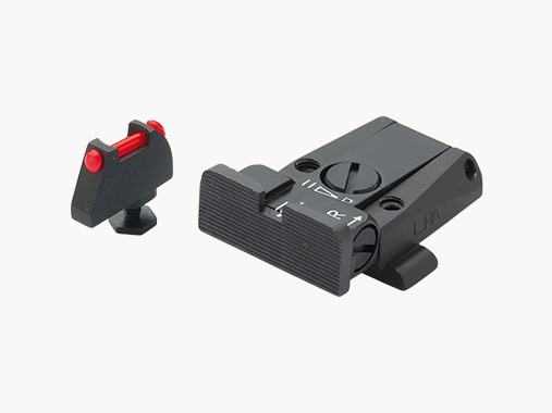 LPA Verstellbares Sight-Set für Glock 17-48 (inkl. X-Modelle) Black