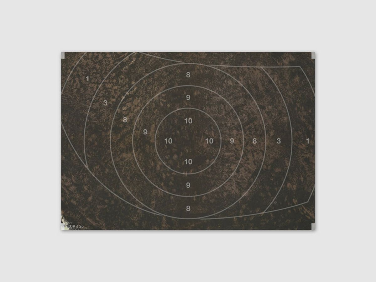 Specchio per bersaglio autoadesivo DJV n. 4 (Gamsbock)