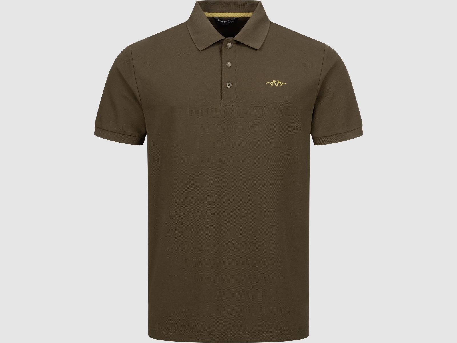 Polo Shirt Solid 25 pour homme Marron Foncé XL