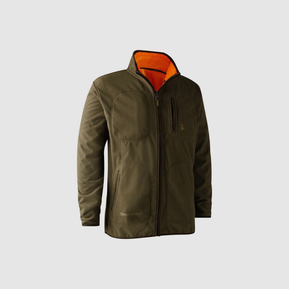 Wende-Fleecejacke Gamekeeper orange/grün - PSA KATEGORIE II, Bild 3 von 14