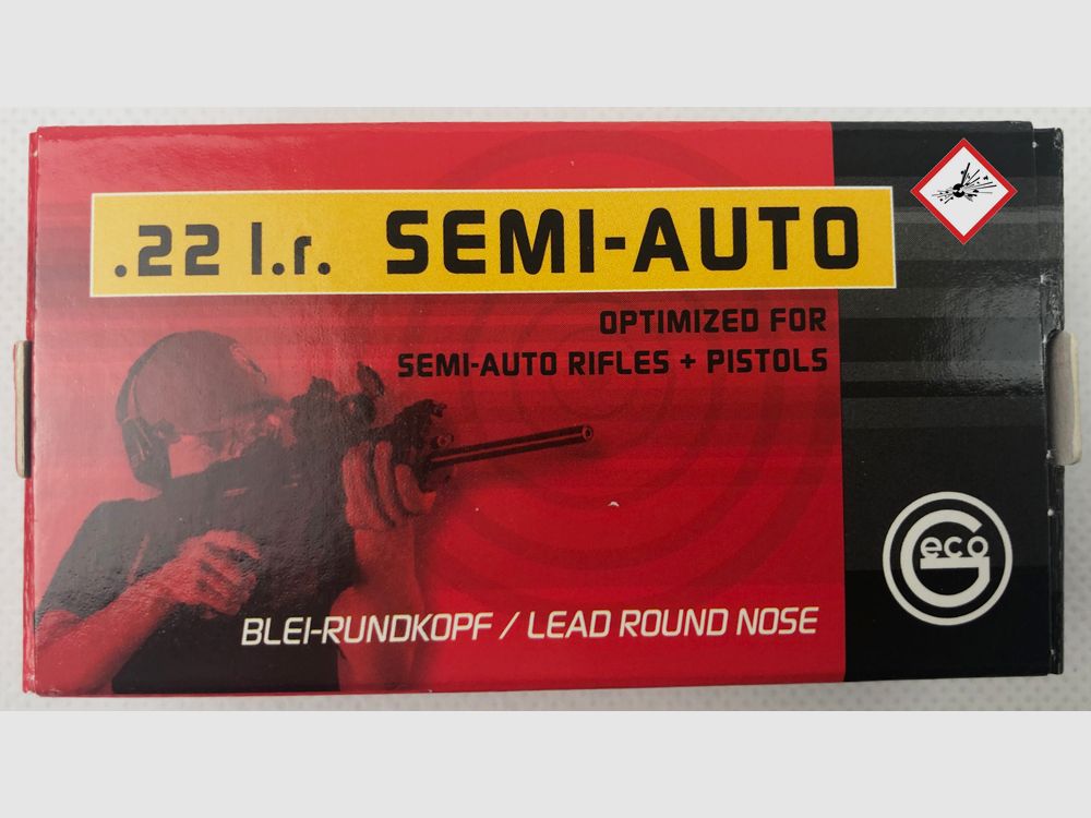 Geco Kleinkaliberpatrone Semi Auto .22lr