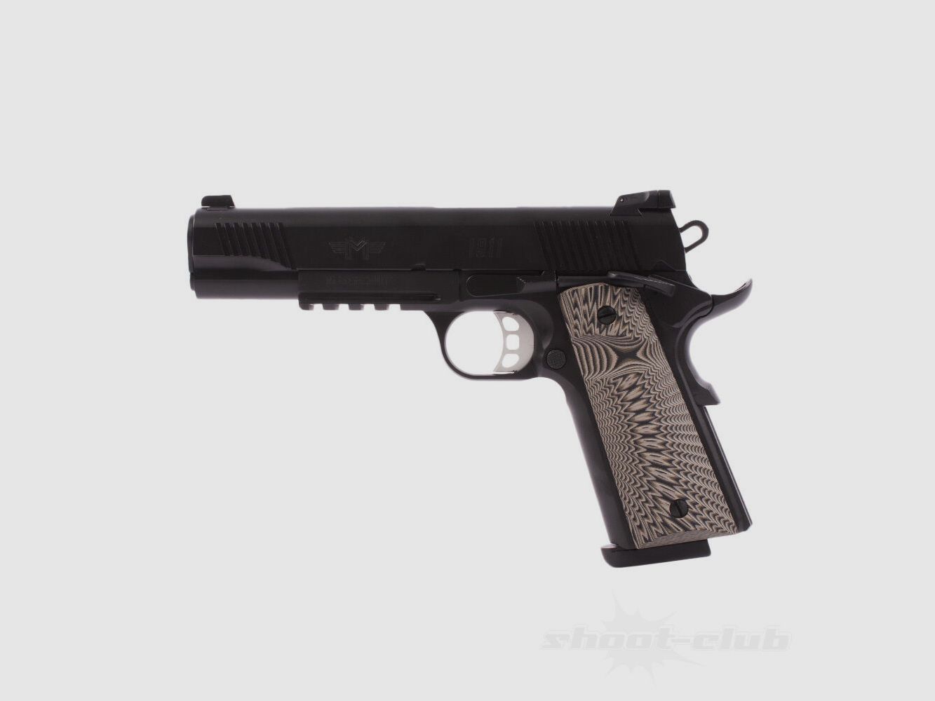 Messerschmitt ME 1911 Pistole Schwarz