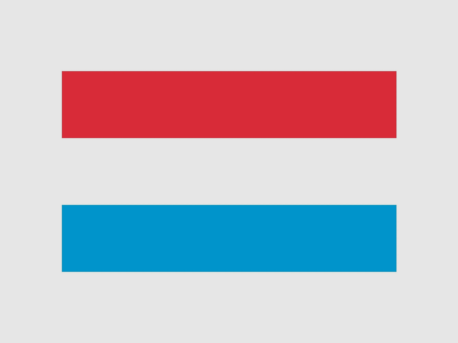 Unbekannt Flagge Luxemburg