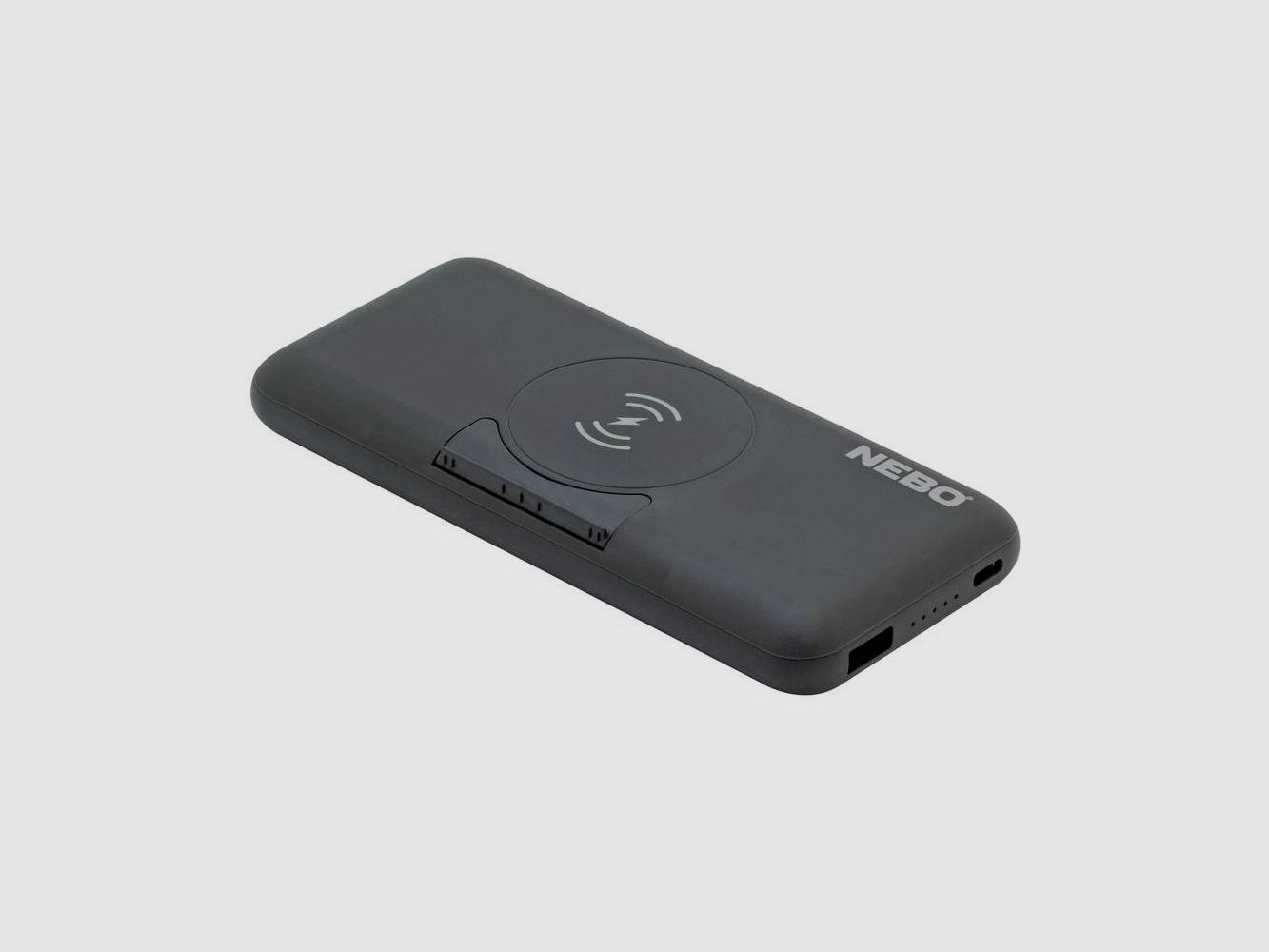 NEBO Externe Batterie 10K Qi 10000mAh - Induktive Powerbank Kompakt für Outdoor, Bild 2 von 6