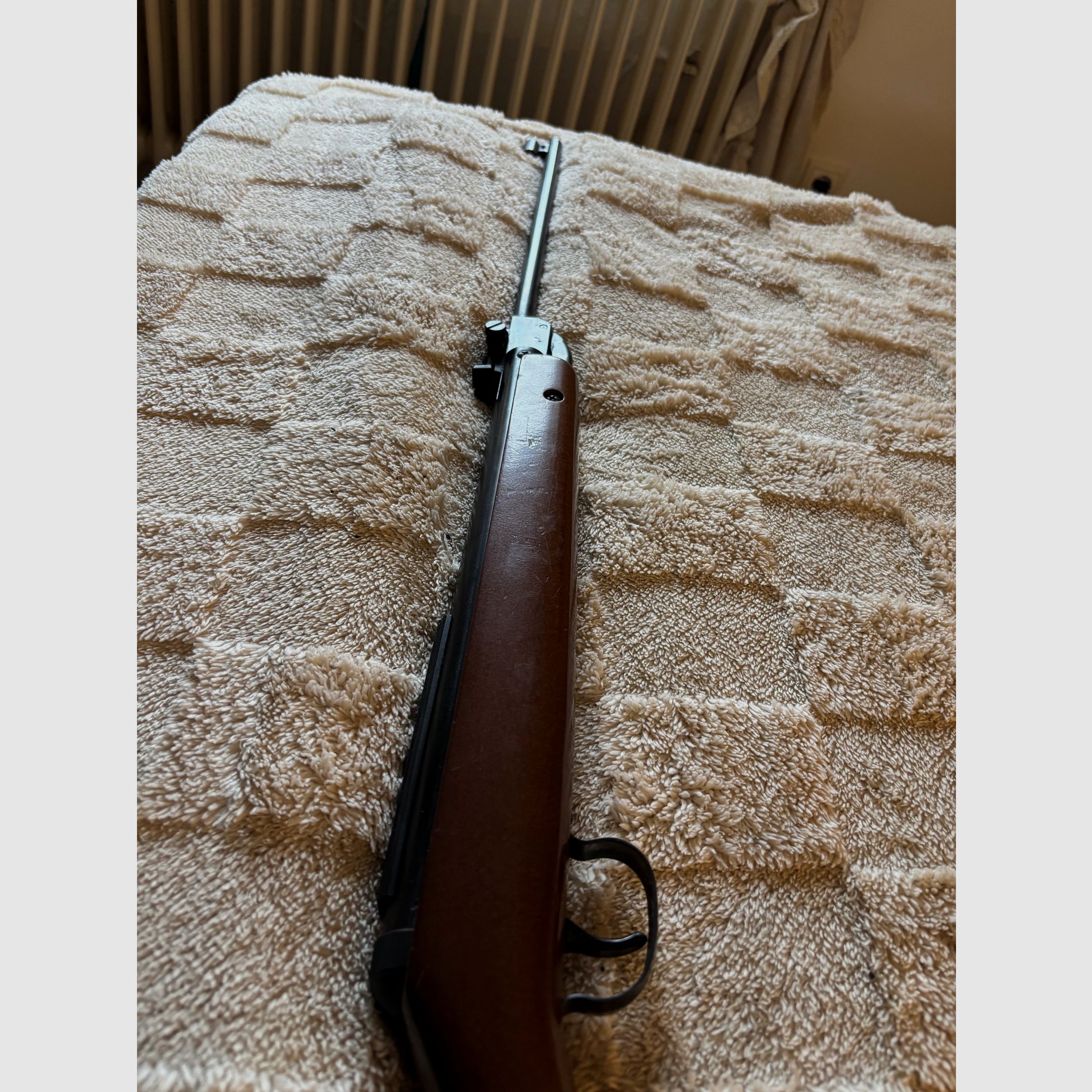 Viejo rifle de aire