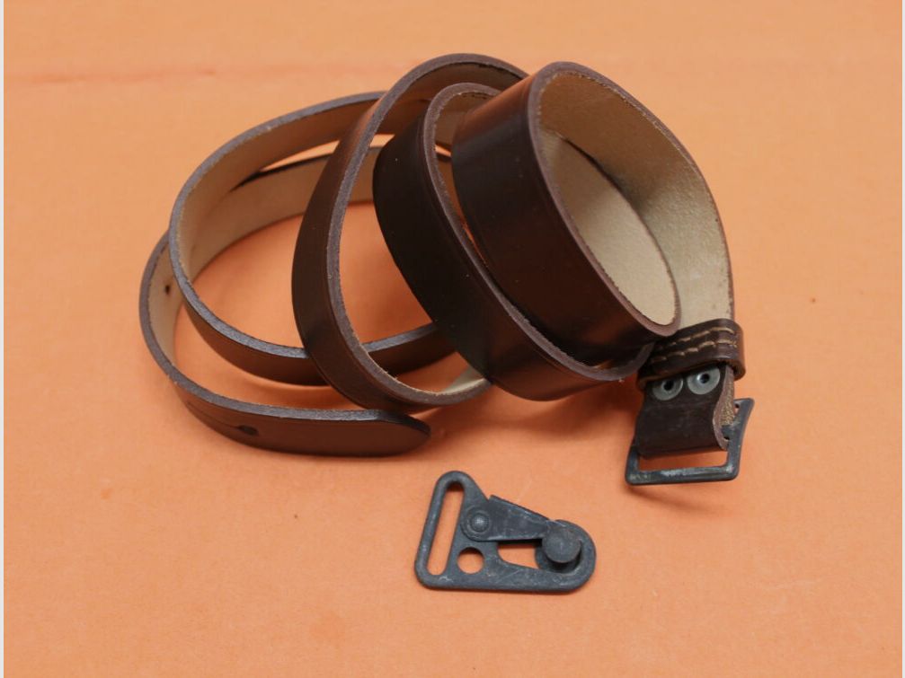 BUND NADWYŻKA Heckler&Koch HK G3: Pasek BUND skórzany brązowy (1005-12-127-7059) NADWYŻKA w stanie jak nowy