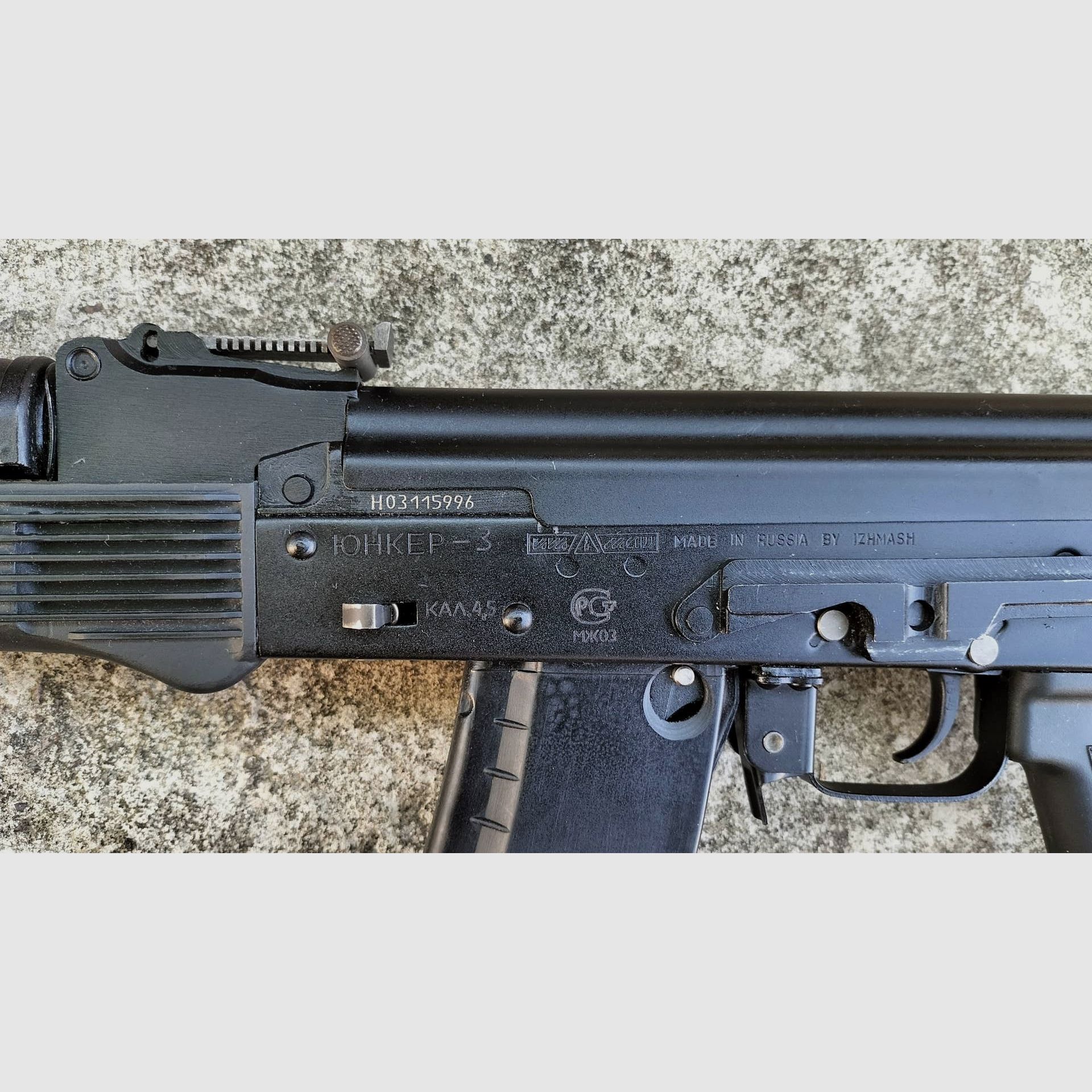 S.U.C.H.E. IZHMASH Yunker 3 Co2 4,5mm luchtgeweer AK74 AK47 AKM Saiga Russisch Rusland aanvalsgeweer