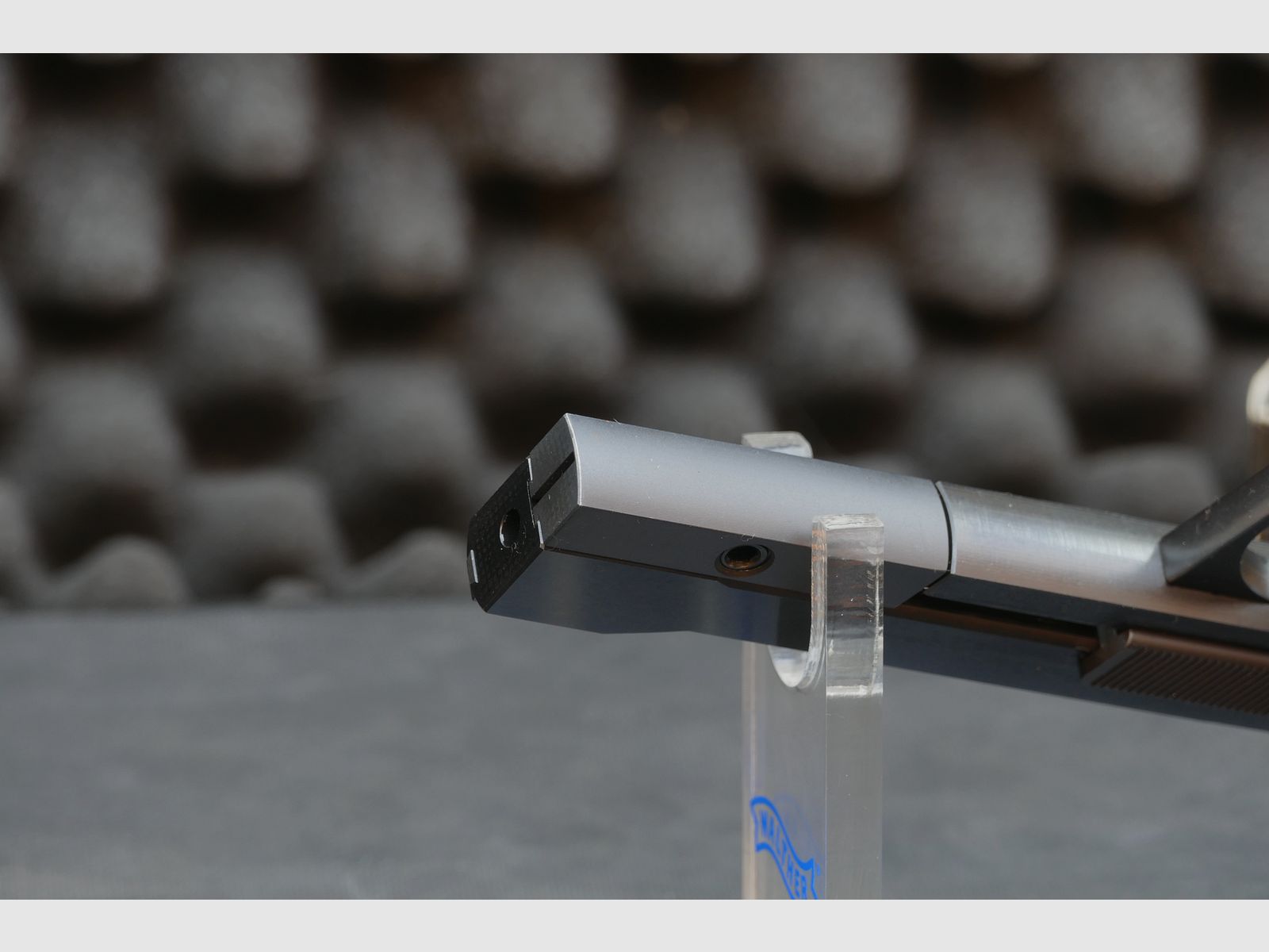 Hämmerli Pistole Mod. 215S, 215 S, Kal. .22long rifle, späte Ausführung (eckige Abzugsbügel, einstellbarer Abzug!)