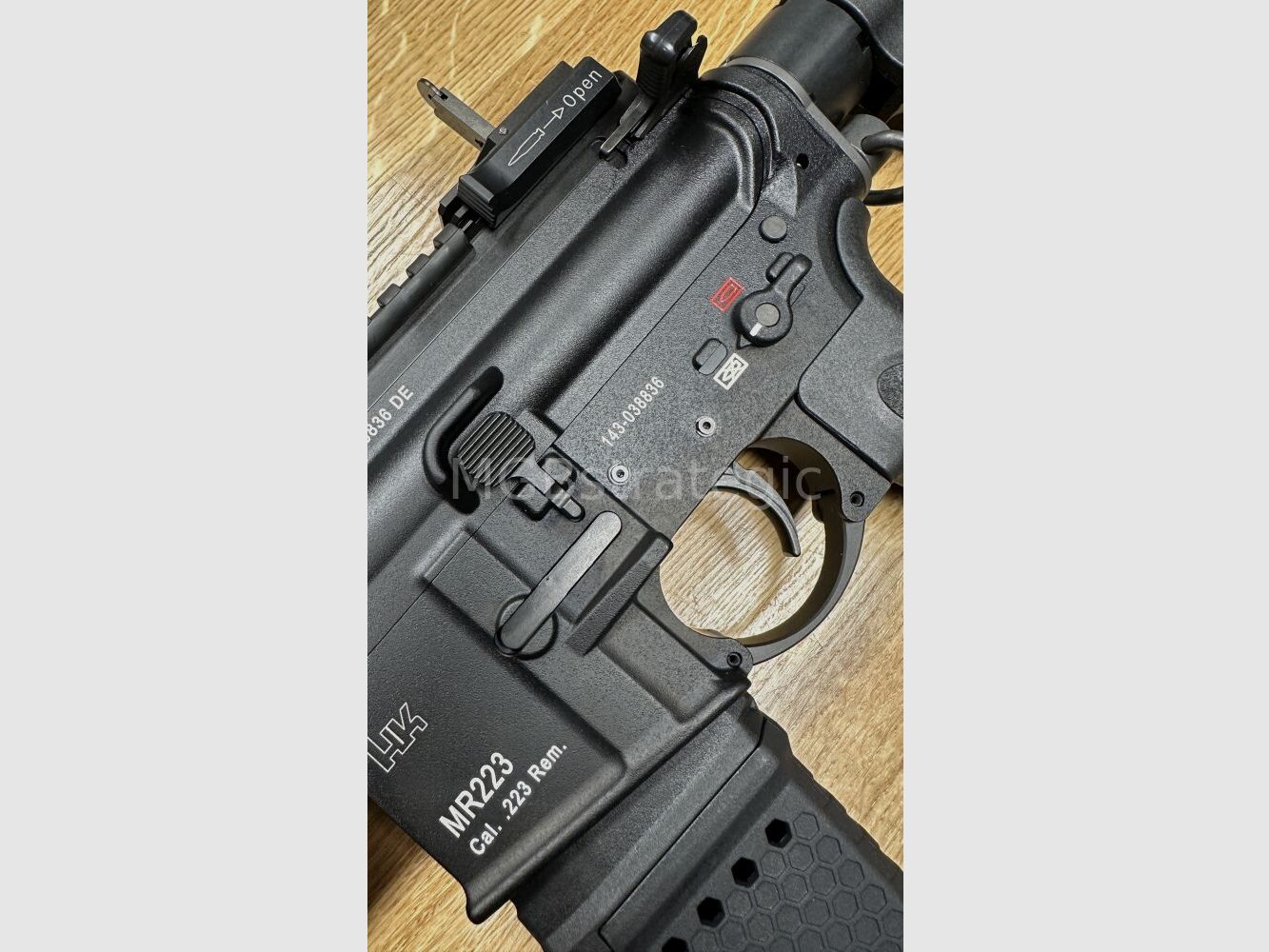 Heckler & Koch MR223 A3 Slim-Line 11" barrel - semi-automatic rifle .223Rem including ASE UTRA Dual 556-Short-QM2 Gen2 Cerakote silencer - civilian version HK416 / G95K / G38 / with upgrades