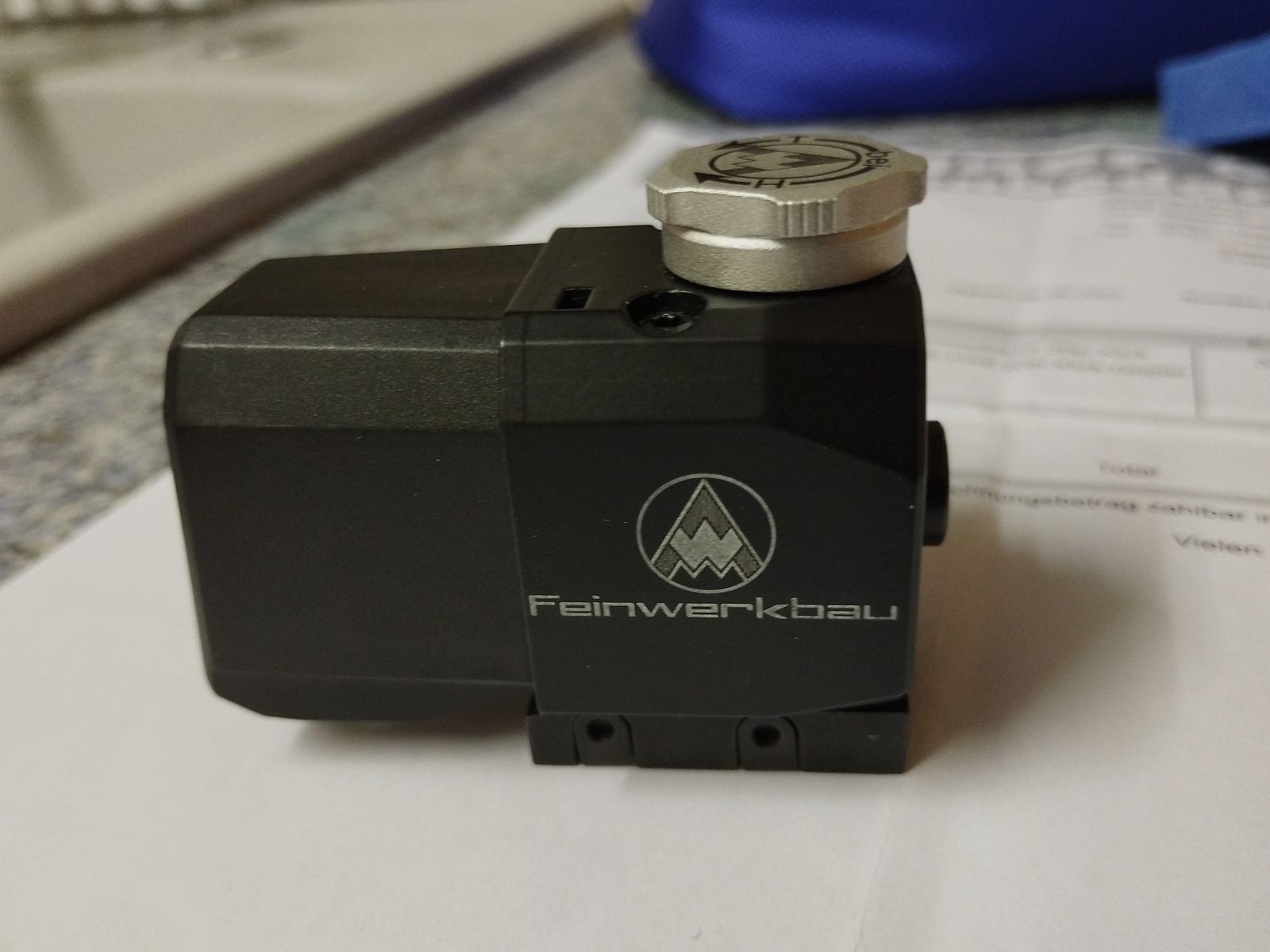 Dioptre de précision Feinwerkbau 4981 pivotant 20 clics