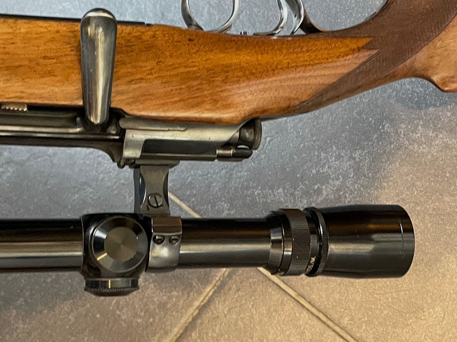 Mannlicher Schönauer Stutzen 1950 Steyr Puch 6,5x54 MS Leupold