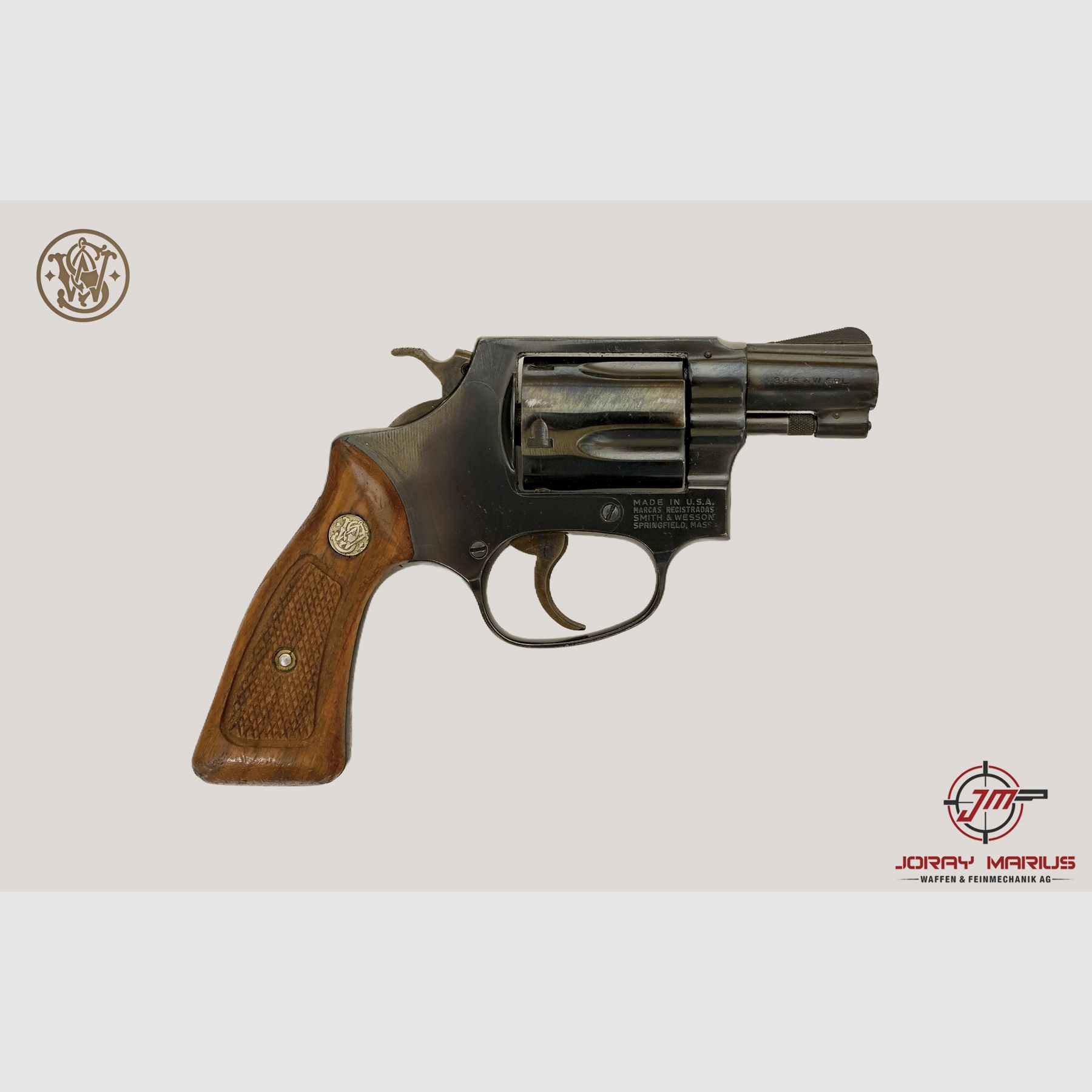 S&W Model 36 revolver .38 Special, immagine 1 di 2