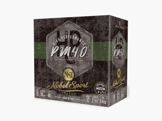NOBEL SPORT ITALIA – Hagelpatronen – PM40 Lood Nr. 6