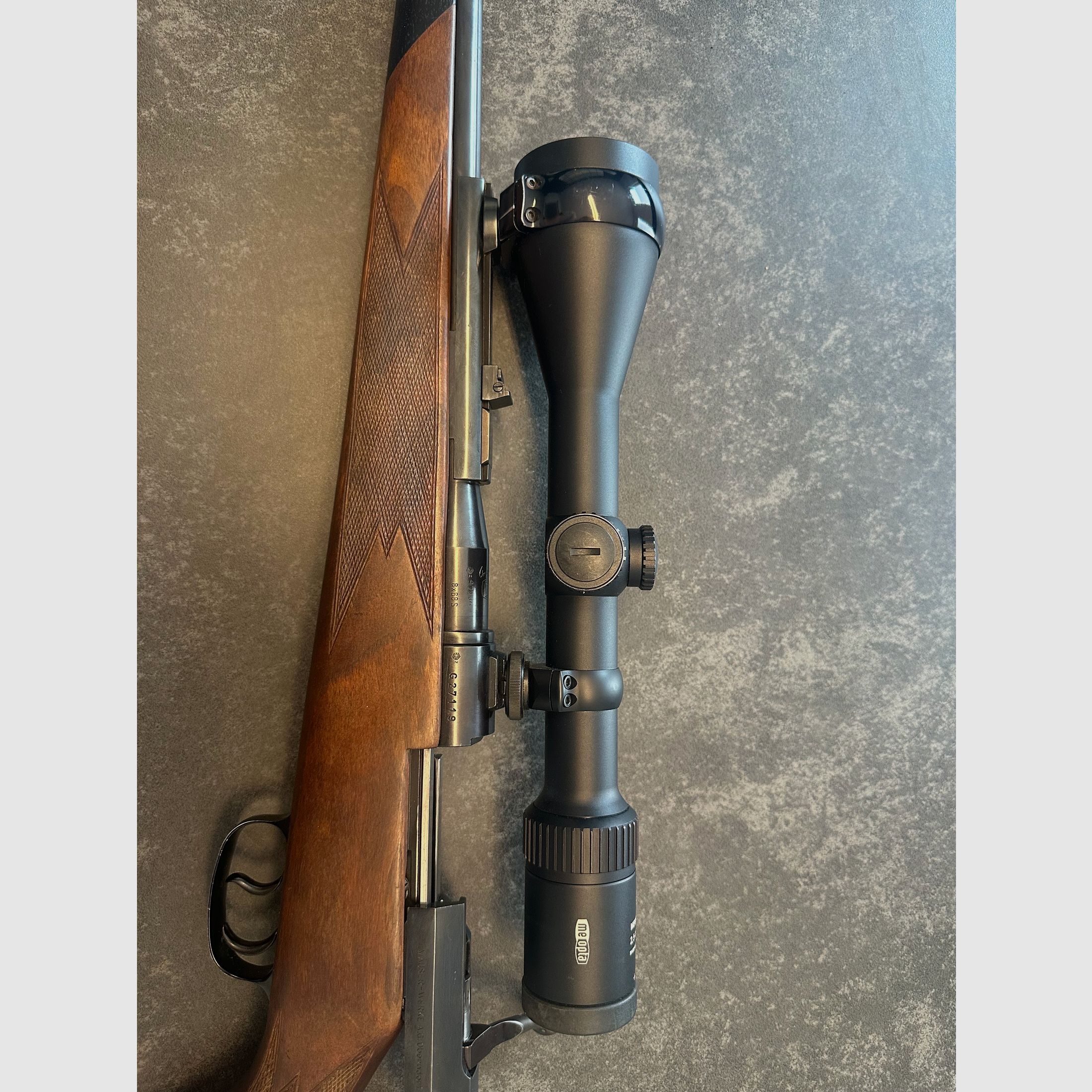 Mauser 66 in 8x68s mit m13x1 Mündungsgewinde und Meopta Meostar r2 2,5-15x56 Zielfernrohr