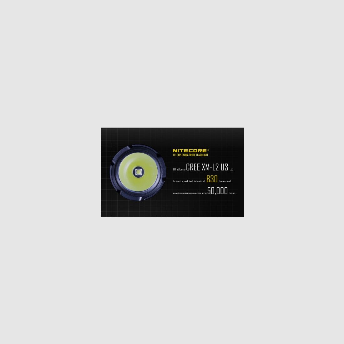 Nitecore EF1 LED-Taschenlampe 830 Lumen, Bild 8 von 17