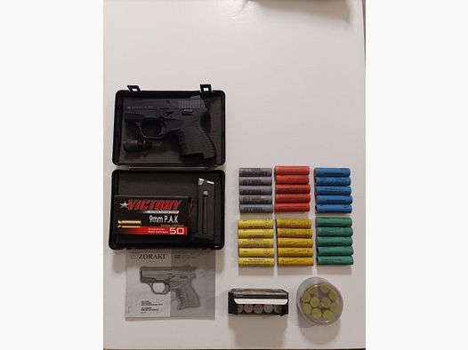 Zoraki 906 Silvester Set mit Munition und Pyro