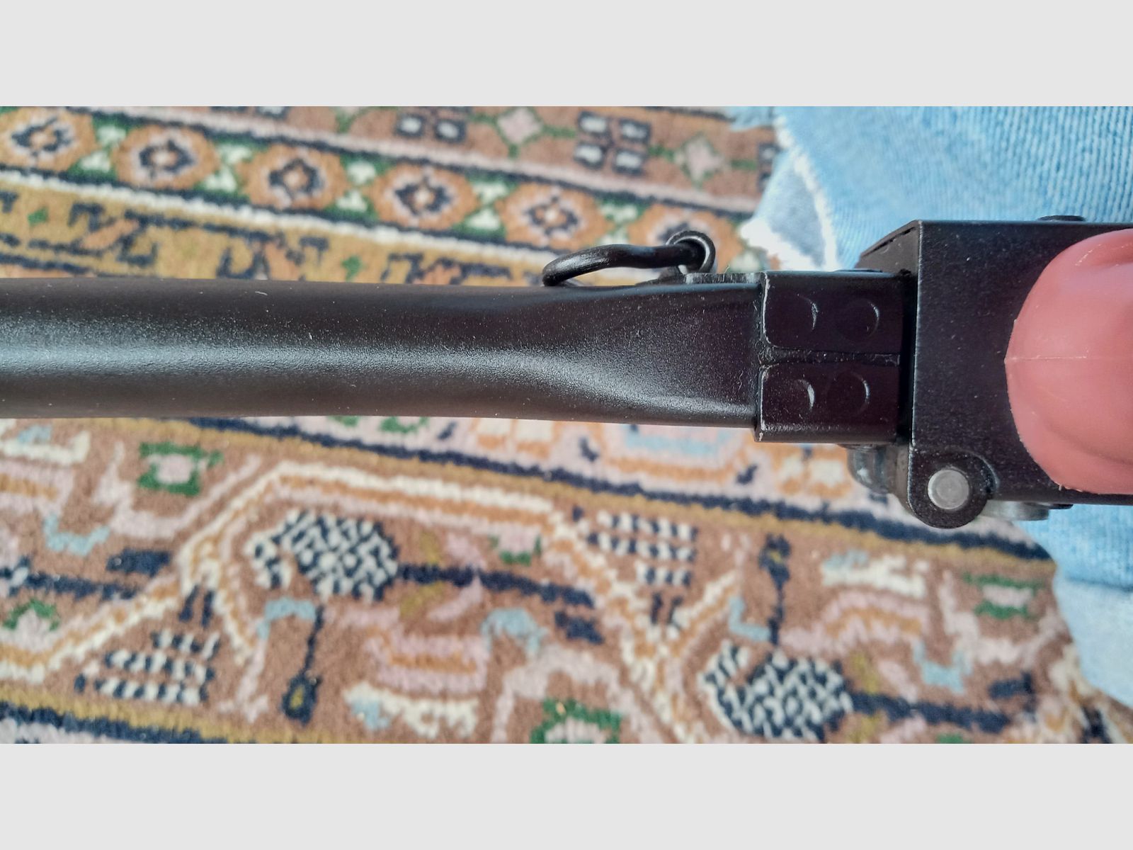 Absolut hochwertig und sauber verarbeiteter russischer 5,5 mm Saiga / Izhmash Skelett Klappschaft für AKS-74 / AK Klappschaft 5.5 Triangle Side Folder