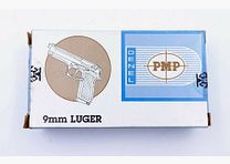 PMP, South Africa pistol ammunition 9mm Luger/Parabellum/9x19