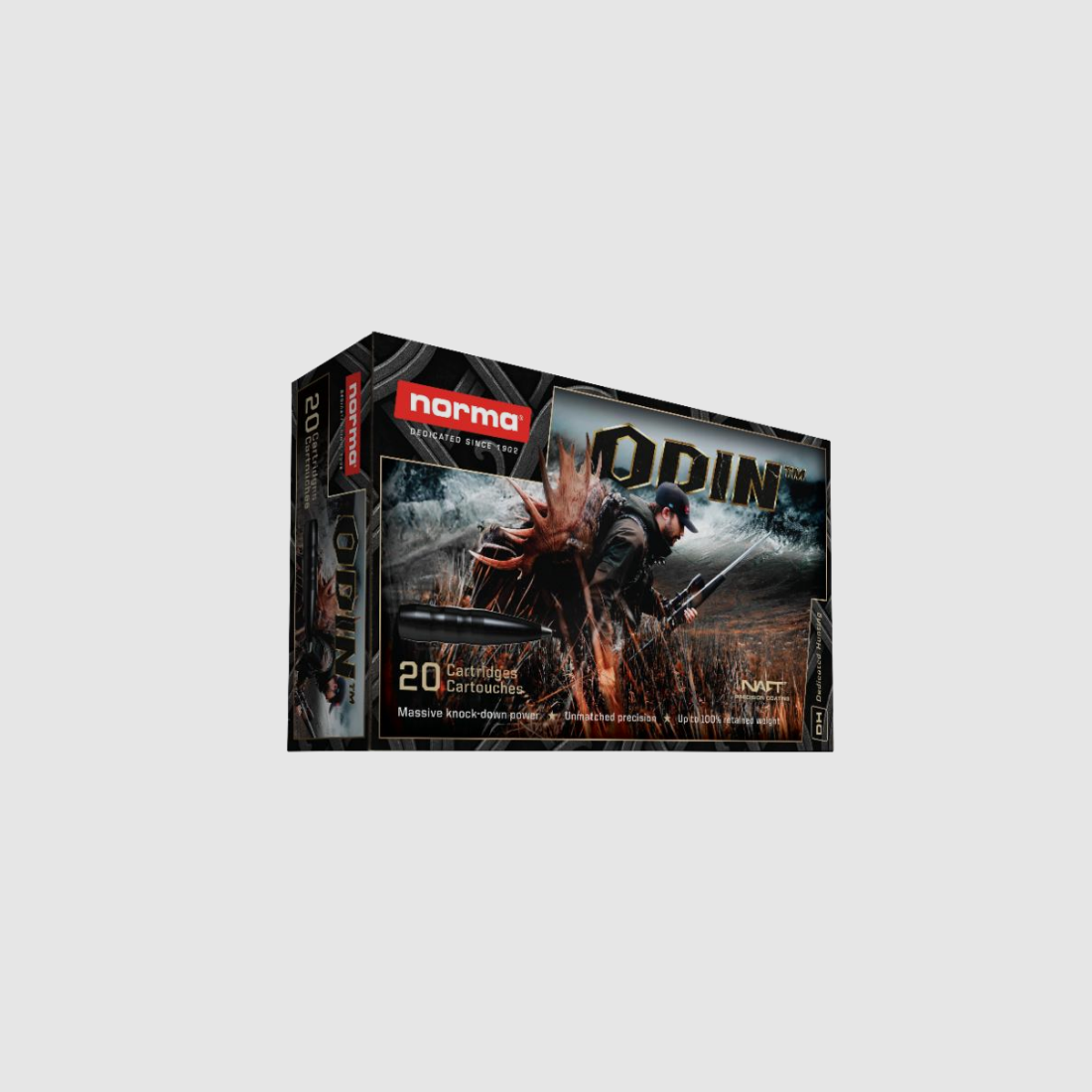 Norma .9.3×62 ODIN 14.9g/230gr Jagdmunition