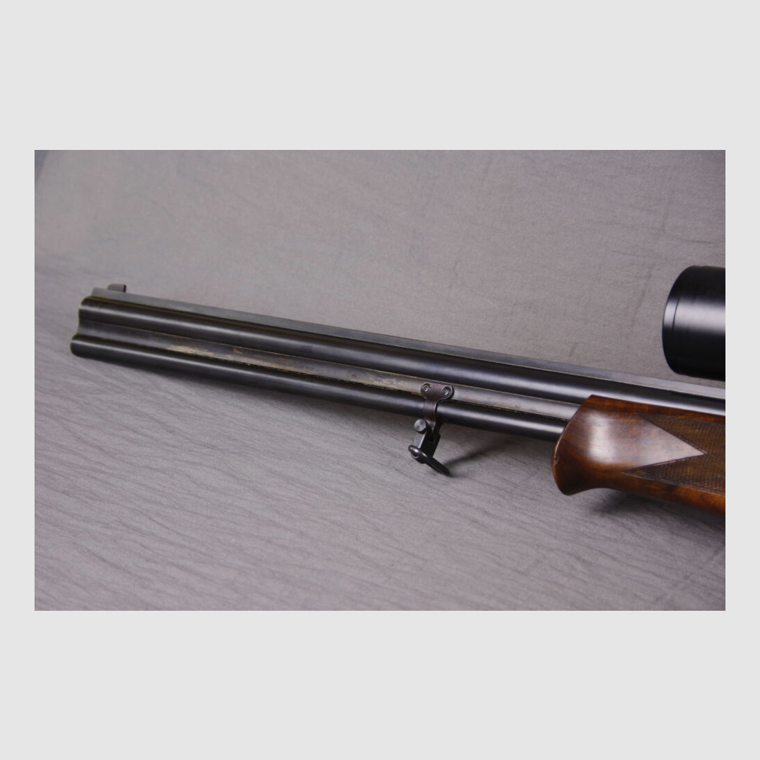 Simson Suhl BBF; break-action rifle / hand lever & muzzle brake!