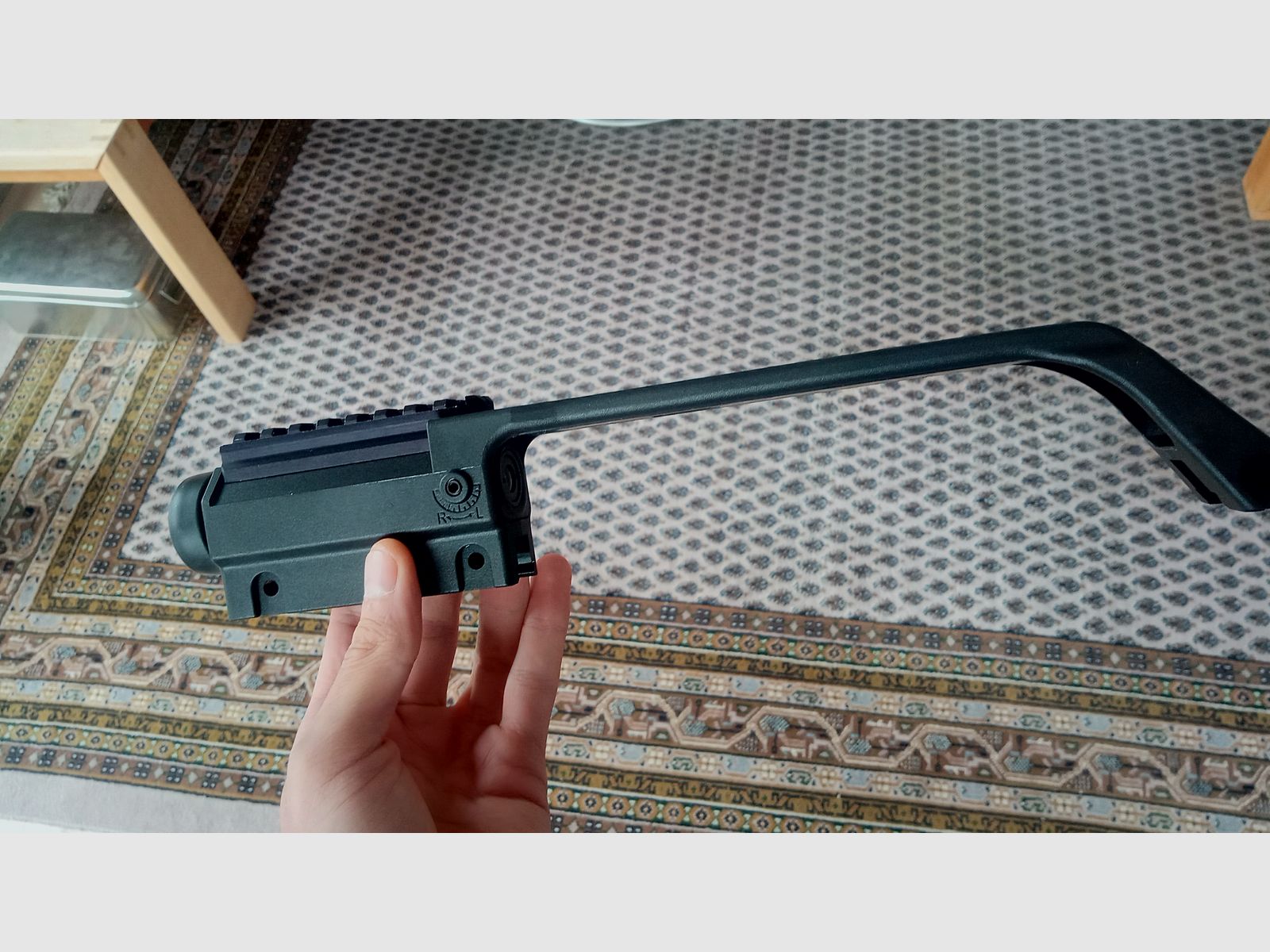 Hensoldt 3-Fach Optik Zielfernrohr Tragegriff mit Picatinny Schiene für H&K G36 HK243 und SL8 / x3 Scope Carryhandle