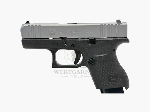 Glock 43 FS Silver 9x19 EXCHANGEABLE