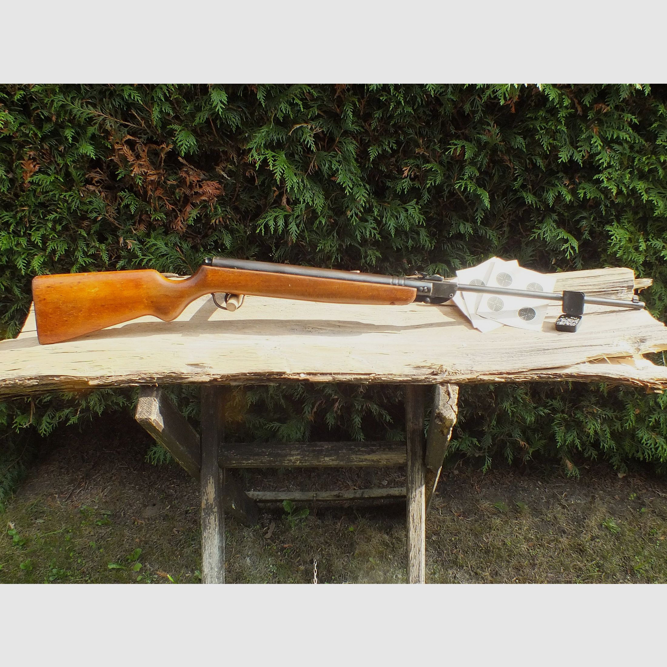 DDR air rifle Haenel 302, Suhl manufacture.