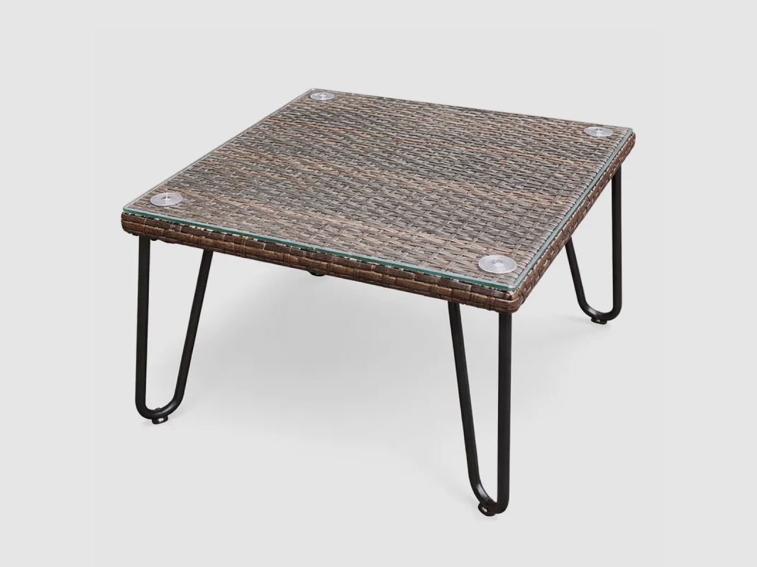Ensemble Family - Modulares Ecksofa 3 Plätze + Couchtisch aus Stahl und Polyester, Bild 7 von 14
